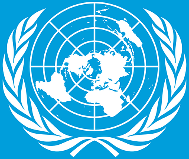 Logo de Naciones Unidas, donde Karen Bruges fue speaker
